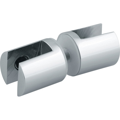 BC601 Walker Glass-to-Glass Thru-Glass Cylindrical Shelf Clamp