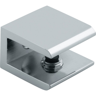 BC603 Walker Small Bevel Edge Square Interior Shower Shelf Clamp