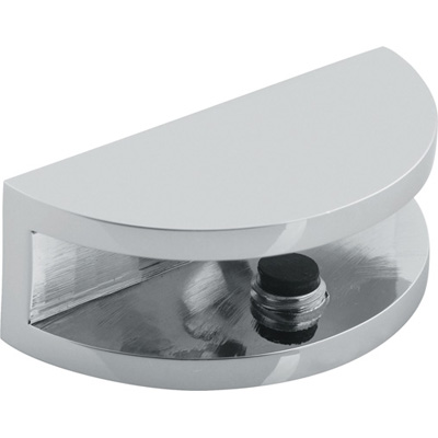 BC607 Walker Flat Edge Rounded Interior Shower Shelf Clamp
