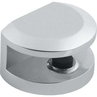 BC608 Walker Bevel Edge Rounded Interior Shower Shelf Clamp