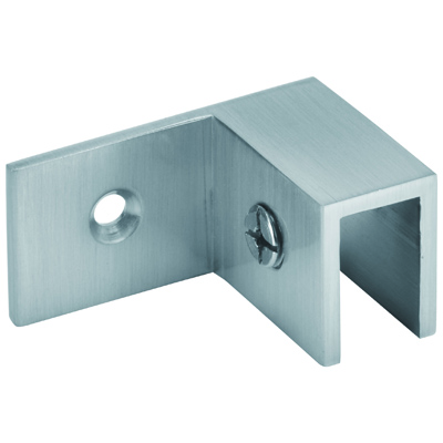 BC619SR Right Hand Sleeve Over Wall Mount Glass Clamp