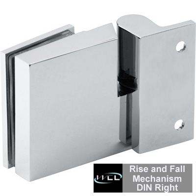 BH1203R Muses with Rise and Fall Mechanism Shower Door Hinge DIN Right