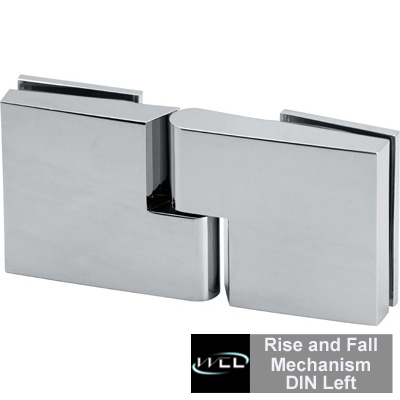 BH1204L Muses with Rise and Fall Mechanism Shower Door Hinge DIN Left
