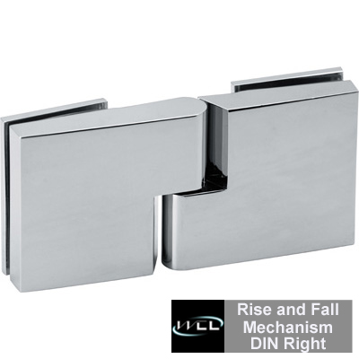 BH1204R Muses with Rise and Fall Mechanism Shower Door Hinge DIN Right