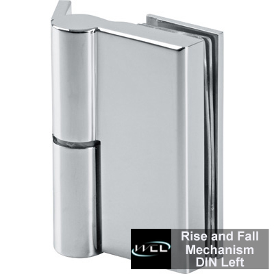 BH1205L Graces with Rise and Fall Mechanism Shower Door Hinge DIN Left