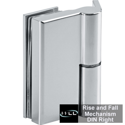 BH1205R Graces with Rise and Fall Mechanism Shower Door Hinge DIN Right
