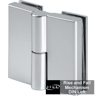 BH1206L Graces with Rise and Fall Mechanism Shower Door Hinge DIN Left