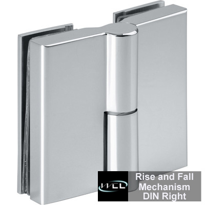 BH1206R Graces with Rise and Fall Mechanism Shower Door Hinge DIN Right
