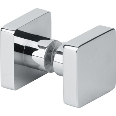 DKB14 Square Style Back-to-Back Shower Door Knobs