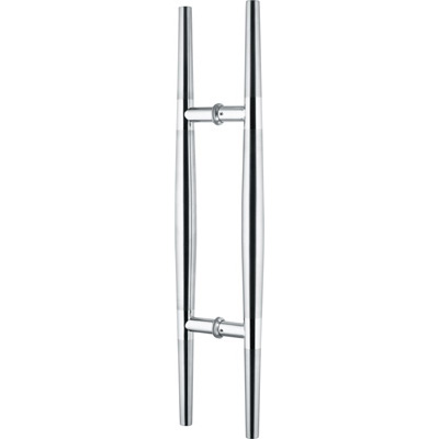 SHD03 Stainless Steel Taper Style Tubular Back-to-Back Pull Handles for Glass Door