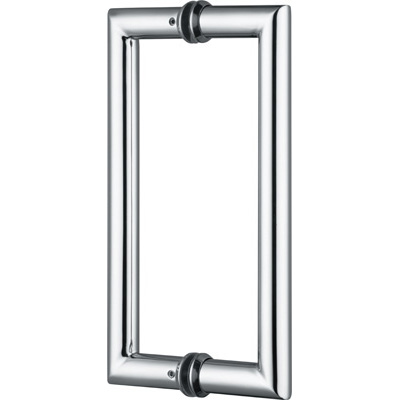 SHD11 Round Tubing Mitered Corner Back-to-Back Pull Handle