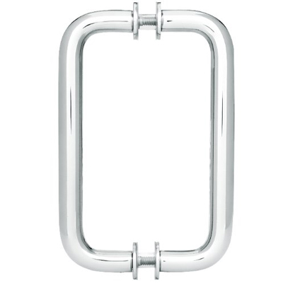SHD12UW Stainless Steel D-Shaped Tubular Back-to-Back Pull Handles with US Standard Washer