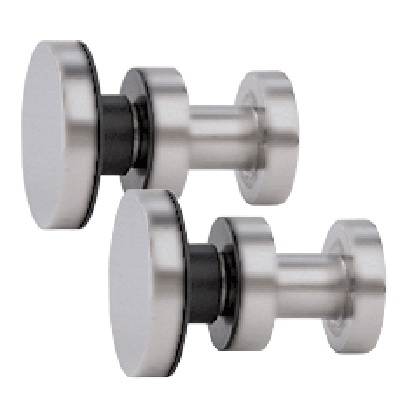 SR402A Stainless Steel Track Holder Fittings for Fixed Panel 2/Pk
